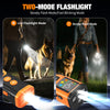 Handheld Ultrasonic Dog Bark Deterrent with LED Flashlight