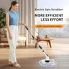 Electric Rotating Cleaning Brush, USB Charging, Shower Brushes with 9 Brush Heads, Dual Speed Adjustment, Retractable Handle, Suitable for Bathtubs, Tiles, Floors, Cars, Christmas Gifts, Cleaning Tools, Household Essentials, Household Cleaners